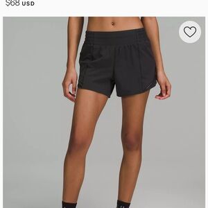 Lululemon hotty hot shorts 4inches
